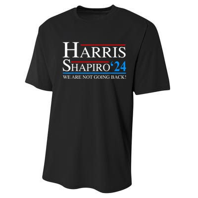 Harris Shapiro2024 President Kamala Harris 2024 Performance Sprint T-Shirt