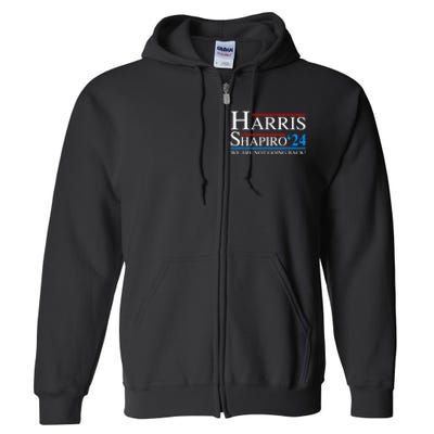 Harris Shapiro2024 President Kamala Harris 2024 Full Zip Hoodie