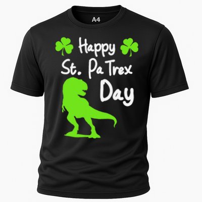 Happy St. Pa Trex Day Cute Trex Dino St. Patrick's Performance Shirt