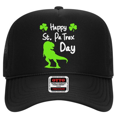 Happy St. Pa Trex Day Cute Trex Dino St. Patrick's Trucker Hat