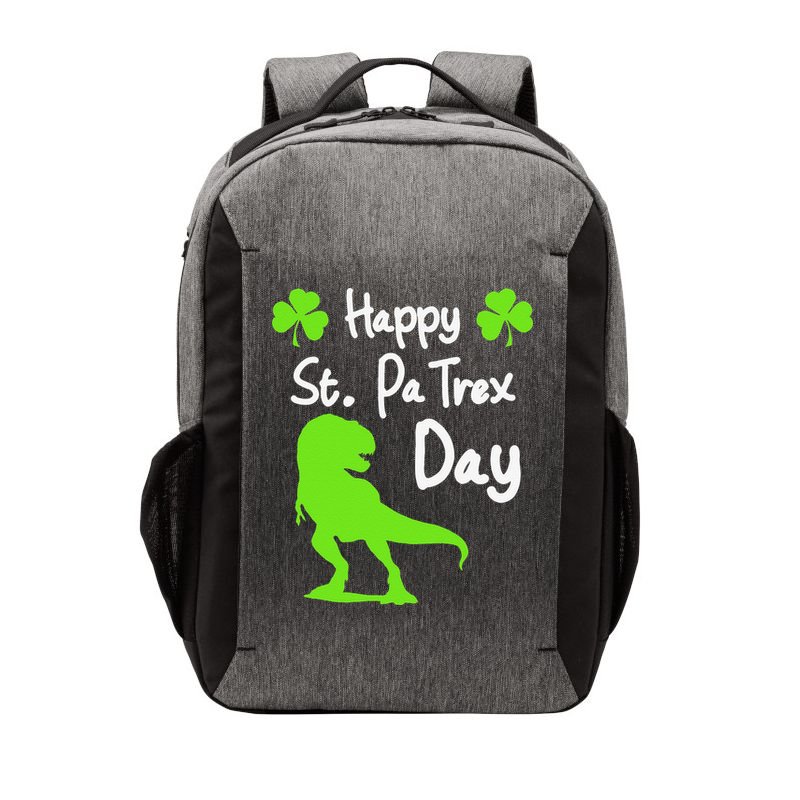 Happy St. Pa Trex Day Cute Trex Dino St. Patrick's Vector Backpack