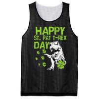 Happy St. Pat t-Rex Day Saint Shenanigan Clover Irishman Mesh Reversible Basketball Jersey Tank