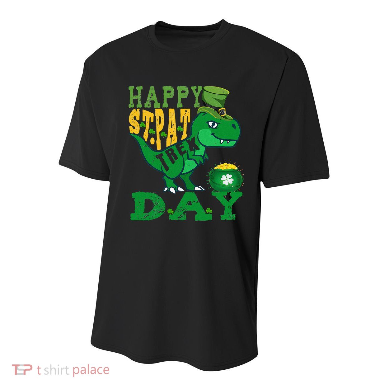 Happy St. PatRex Day Saint Patrick's Day Dinosaur Youth Performance Sprint T-Shirt