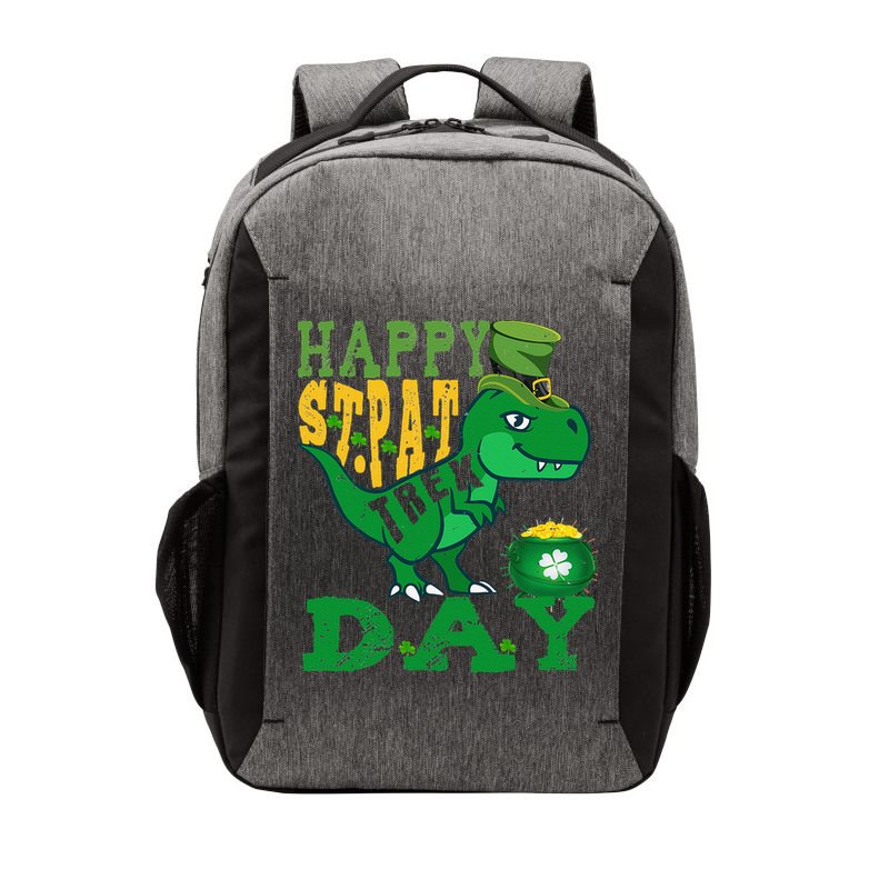 Happy St. PatRex Day Saint Patrick's Day Dinosaur Vector Backpack