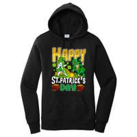 Happy St Patrick’s Day Unicorn Dab Women's Pullover Hoodie