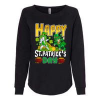 Happy St Patrick’s Day Unicorn Dab Womens California Wash Sweatshirt