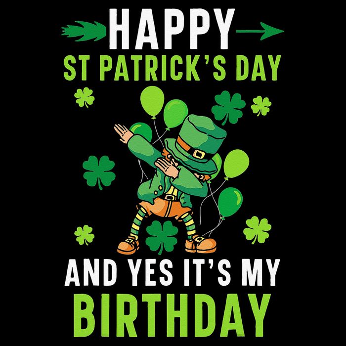 Happy St Patrick's Day And Yes It's My Birthday Irish Wool Snapback Cap