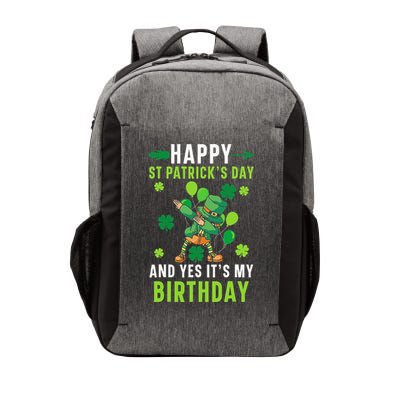 Happy St Patrick's Day And Yes It's My Birthday Irish Vector Backpack