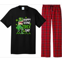 Happy St Pat Trex Patricks Day Boys Men Dinosaur TRex Pajama Set