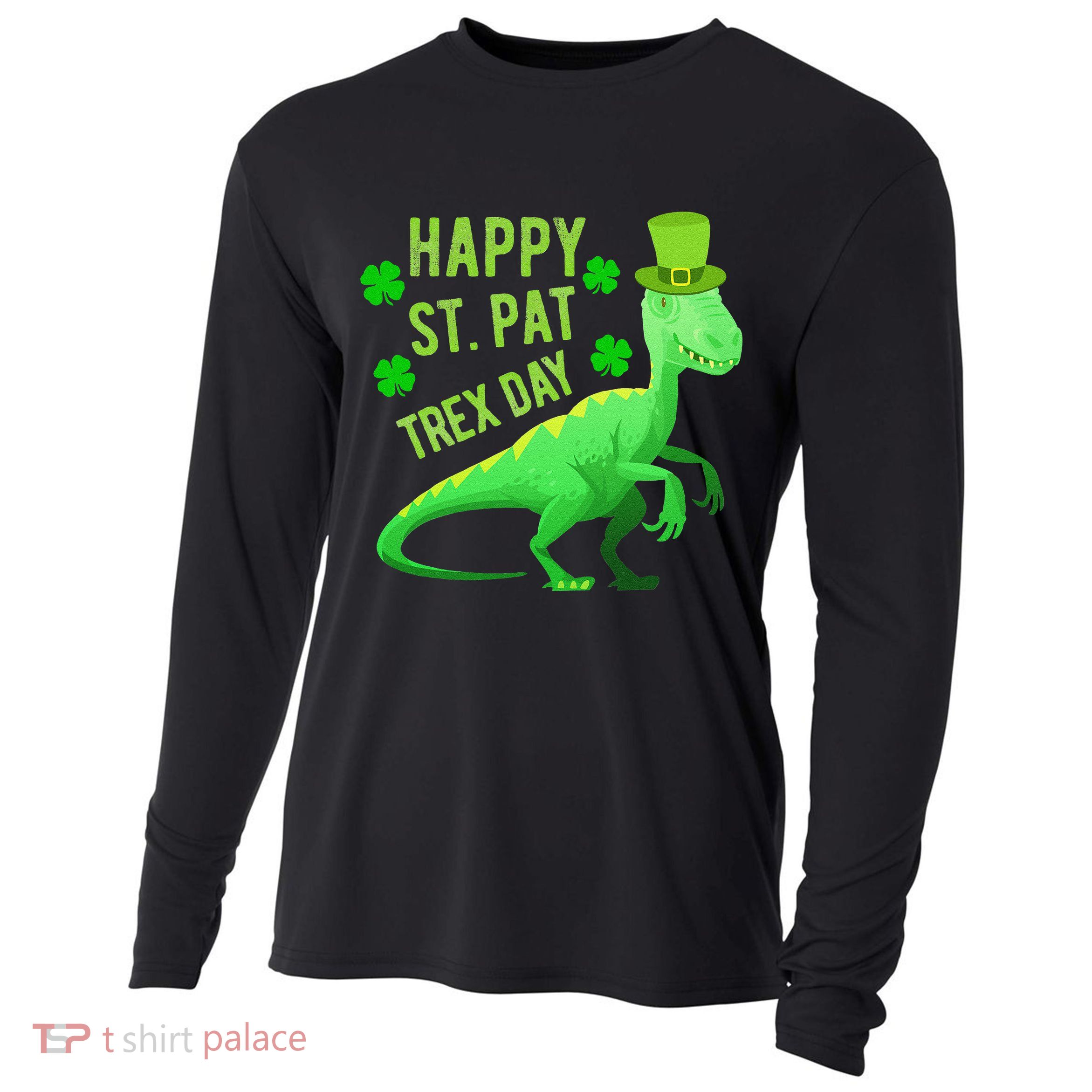 Happy St. PaTrex Day Cooling Performance Long Sleeve Crew