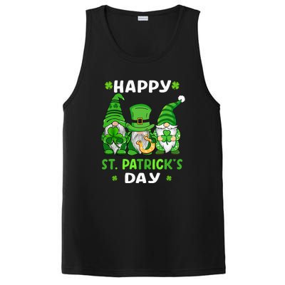 Happy St Patricks Day Gnomes Shamrock Lucky PosiCharge Competitor Tank