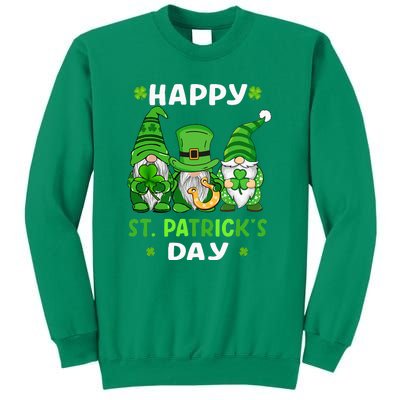 Happy St Patricks Day Gnomes Shamrock Lucky Sweatshirt