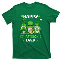 Happy St Patricks Day Gnomes Shamrock Lucky T-Shirt