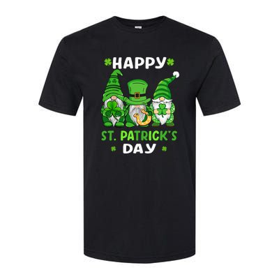 Happy St Patricks Day Gnomes Shamrock Lucky Softstyle CVC T-Shirt