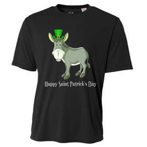 Happy Saint Patrick's Day For Cute Donkey Lover Cooling Performance Crew T-Shirt