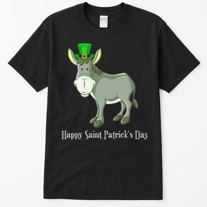 Happy Saint Patrick's Day For Cute Donkey Lover Tall T-Shirt