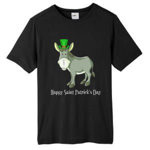 Happy Saint Patrick's Day For Cute Donkey Lover Tall Fusion ChromaSoft Performance T-Shirt