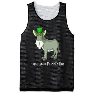 Happy Saint Patrick's Day For Cute Donkey Lover Mesh Reversible Basketball Jersey Tank