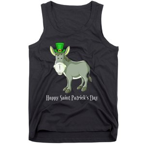 Happy Saint Patrick's Day For Cute Donkey Lover Tank Top