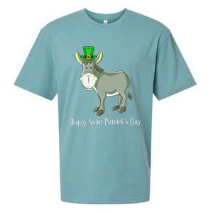 Happy Saint Patrick's Day For Cute Donkey Lover Sueded Cloud Jersey T-Shirt