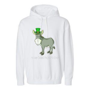 Happy Saint Patrick's Day For Cute Donkey Lover Garment-Dyed Fleece Hoodie