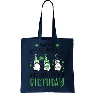 Happy St Patricks Day Its My Birthday Born Irish Bday Gift Tote Bag