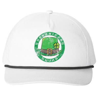 Happy St. Patrick's Day Funny Saint Patrick Irish Snapback Five-Panel Rope Hat