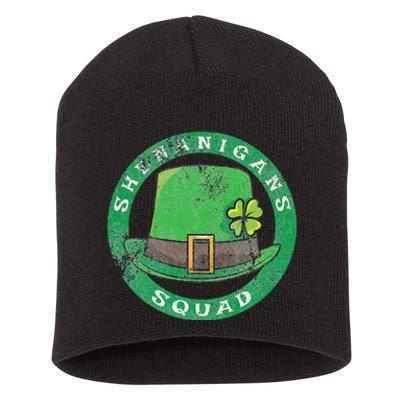 Happy St. Patrick's Day Funny Saint Patrick Irish Short Acrylic Beanie