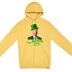 Happy St Patricks Day Leprechaun Joe Biden Tee For Men Women Premium Pullover Hoodie