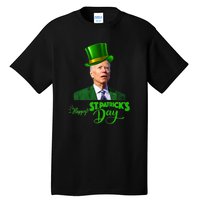 Happy St Patricks Day Leprechaun Joe Biden Tee For Men Women Tall T-Shirt