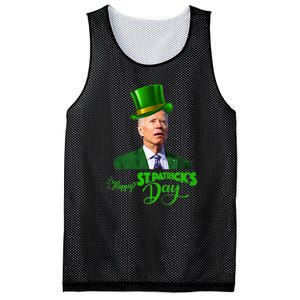 Happy St Patricks Day Leprechaun Joe Biden Tee For Men Women Mesh Reversible Basketball Jersey Tank