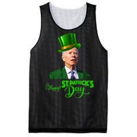 Happy St Patricks Day Leprechaun Joe Biden Tee For Men Women Mesh Reversible Basketball Jersey Tank