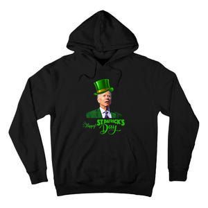 Happy St Patricks Day Leprechaun Joe Biden Tee For Men Women Tall Hoodie