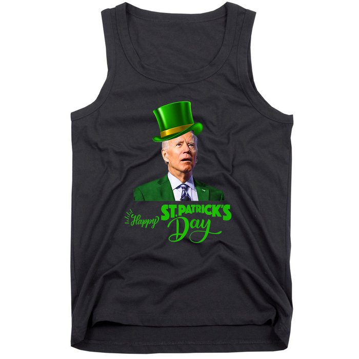 Happy St Patricks Day Leprechaun Joe Biden Tee For Men Women Tank Top