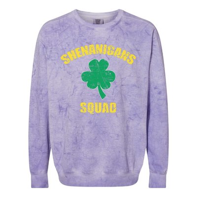 Happy St. Patrick's Day Funny Saint Patrick Irish Colorblast Crewneck Sweatshirt