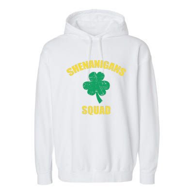 Happy St. Patrick's Day Funny Saint Patrick Irish Garment-Dyed Fleece Hoodie