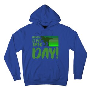 Happy St Pat Trex Day St Patricks Day Funny Dinosaur Gift Hoodie