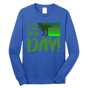 Happy St Pat Trex Day St Patricks Day Funny Dinosaur Gift Long Sleeve Shirt