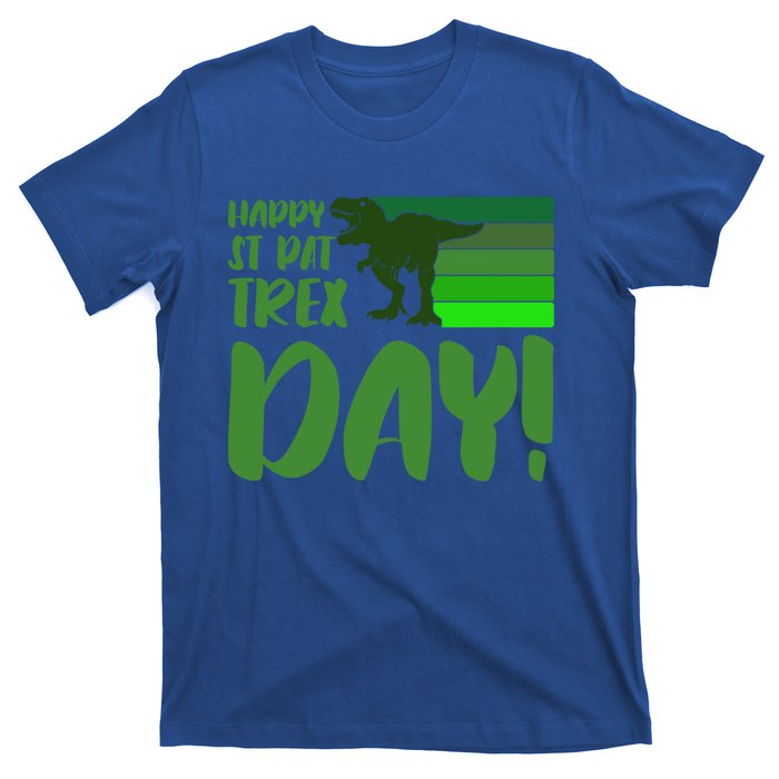 Happy St Pat Trex Day St Patricks Day Funny Dinosaur Gift T-Shirt