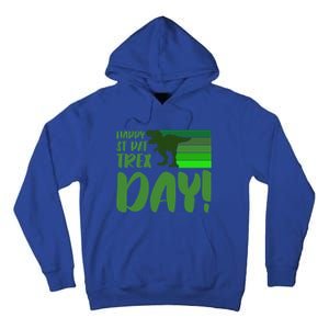 Happy St Pat Trex Day St Patricks Day Funny Dinosaur Gift Tall Hoodie