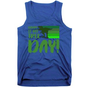 Happy St Pat Trex Day St Patricks Day Funny Dinosaur Gift Tank Top