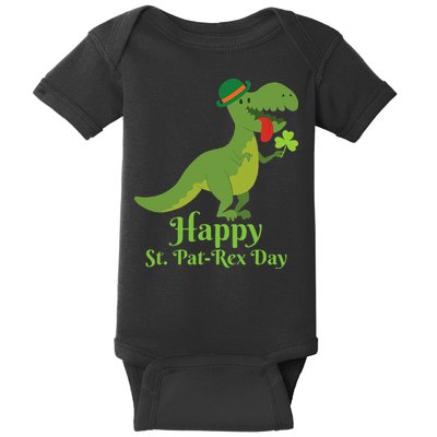 Happy Saint Pat Rex St. Patrick's Day TRex Dinosaur Gift Baby Bodysuit