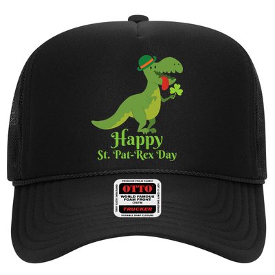 Happy Saint Pat Rex St. Patrick's Day TRex Dinosaur Gift Trucker Hat