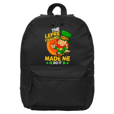 Happy Saint Patrick's Day Leprechaun Dab Funny 16 in Basic Backpack