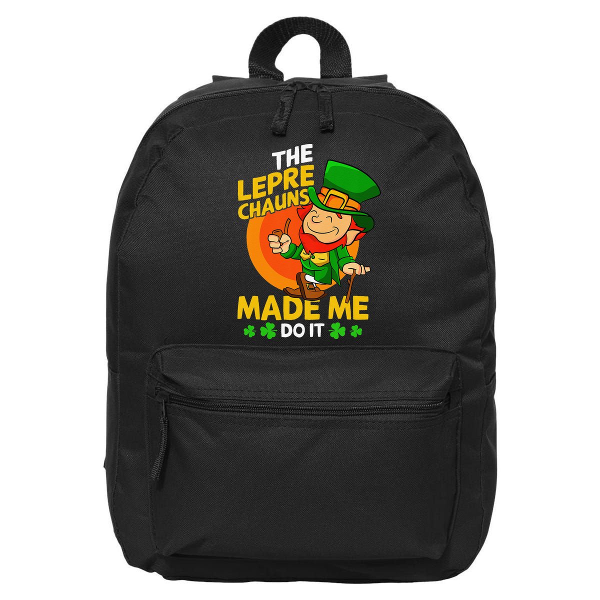 Happy Saint Patrick's Day Leprechaun Dab Funny 16 in Basic Backpack