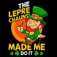 Happy Saint Patrick's Day Leprechaun Dab Funny Cooling Performance Long Sleeve Crew