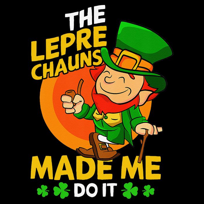 Happy Saint Patrick's Day Leprechaun Dab Funny Cooling Performance Long Sleeve Crew
