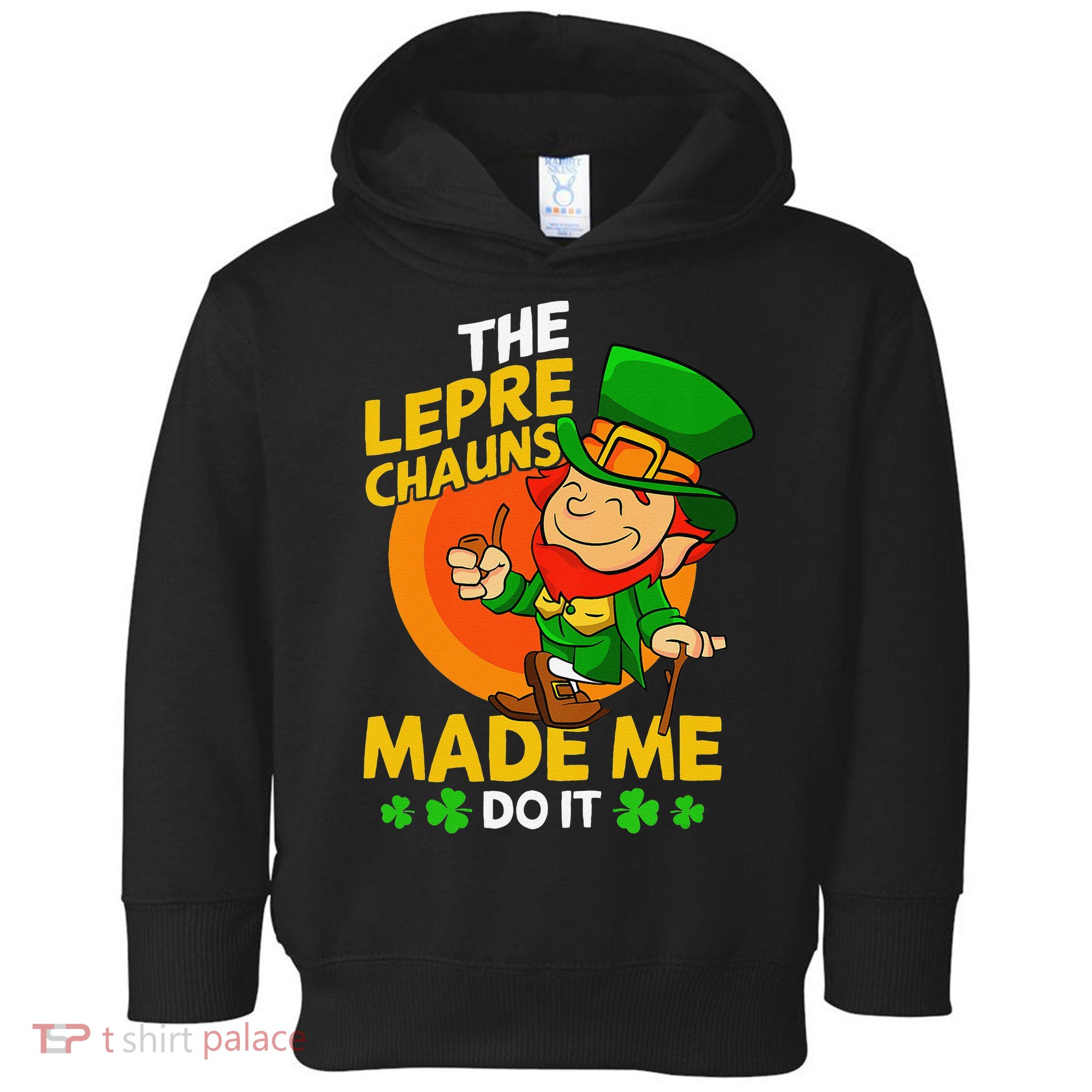 Happy Saint Patrick's Day Leprechaun Dab Funny Toddler Hoodie
