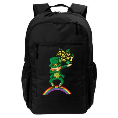 Happy Saint Patrick's Day Leprechaun Dab Rainbow Backpack