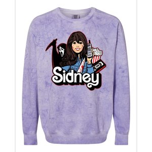 Hello Sidney Phone Call Scary Movie Colorblast Crewneck Sweatshirt